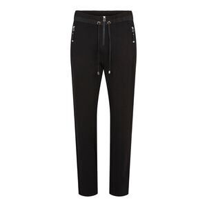 Athleisure Women's Black Pants Size 4 I'CONA Stretchy Athletic Straight Leg NWT